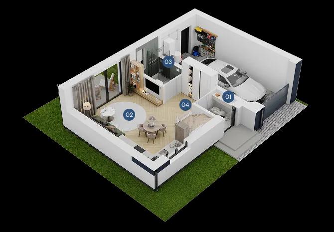 rzut_z_garazem-parter-lewy